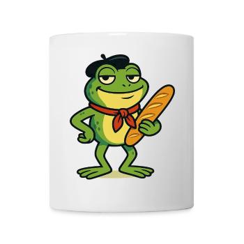 Whimsical france Froggy Baker Illustration - Mug - white - Front