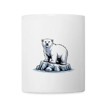 Good morning? Very thin ! Funny polar bear - Mug - white - Front