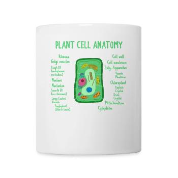 Anatomy Of Plant Cell Biology Biologist Science - Tasse - Weiß - Vorne