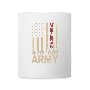 Veteran of The United States Army Veterans Day - Tasse - Weiß - Vorne