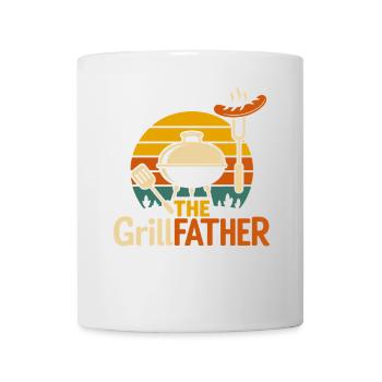 Grillspaß mit Stil - The GrillFather BBQ Kitchen - Tasse - Weiß - Vorne