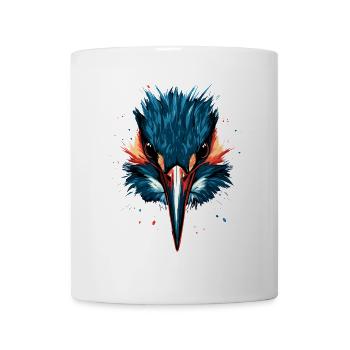 Kingfisher Kingfisher Bird Cute Kingfisher Kingfisher - Mug - white - Front