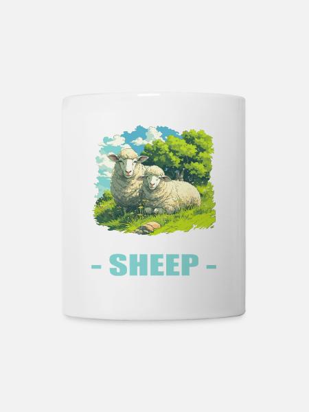 Schafe Schaf - Tasse - Weiß