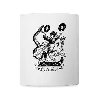 Geisha Shirt with Mixing Console: Flow for the Open-Air - Mug - white - Front