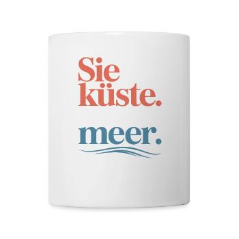 You Coast He Wanted Sea Beach Love Wave Surfer - Mug - white - Front