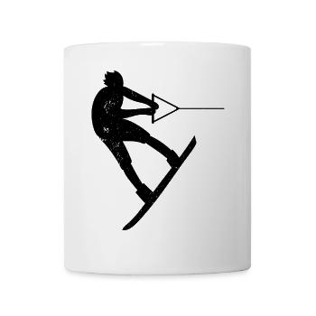 Wakeboard Wakeboarder Wakesurf - Mug blanc - blanc - Devant