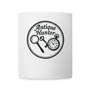 Antique Hunter Flohmarkt Retro Vintage - Tasse - Weiß - Vorne