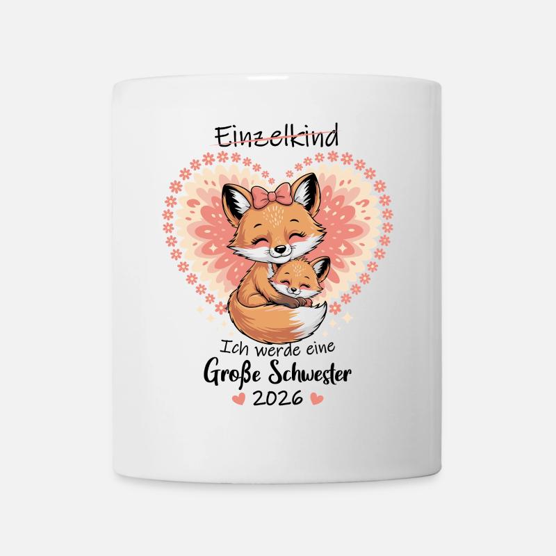 Nachwuchs Verkünden Ich Werde Große Schwester 2026 - Tasse - Weiß