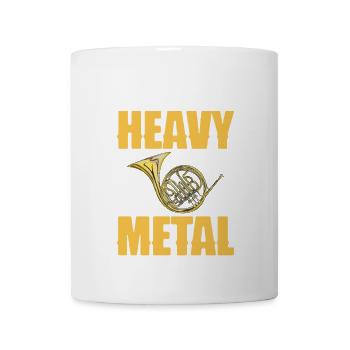 Waldhorn: - Das Ist meine Art von Heavy Metal - Tasse - Weiß - Vorne