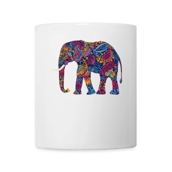 Elephant Proboscis Africa Safari Wilderness Elephant - Mug - white - Front