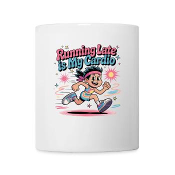 Running Late Humor Sarcasm Always Late Coming Too Late - Mug - white - Front