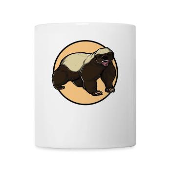 Honey Badger Honigsdachs - Tasse - Weiß - Vorne