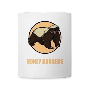 Honey Badger Honigsdachs - Tasse - Weiß - Vorne