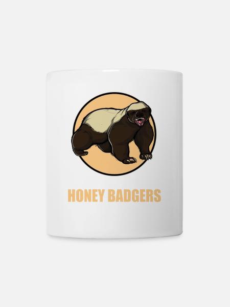 Honey Badger Honigsdachs - Mug - white