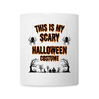 Lustiger Halloween Spruch Kostüm - Tasse - Weiß - Vorne