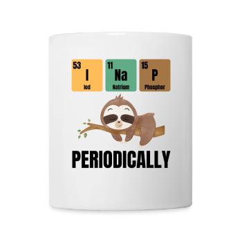Lustiger Faultier Spruch Chemie Humor - Tasse - Weiß - Vorne