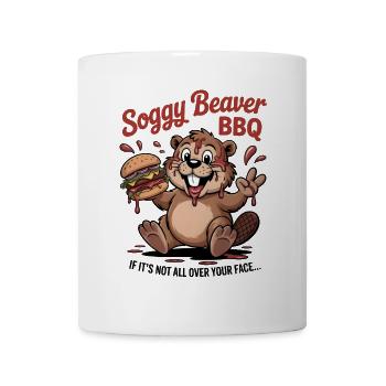 Durchnässter Bibergrill - Tasse - Weiß - Vorne