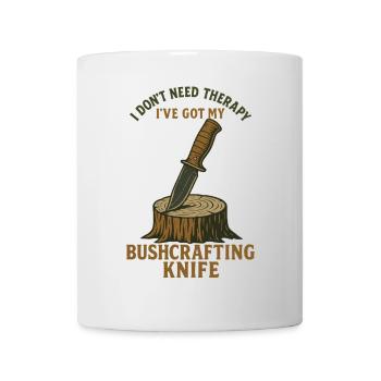 Prepper Bushcrafting Knife Survival Skills - Mug - white - Front
