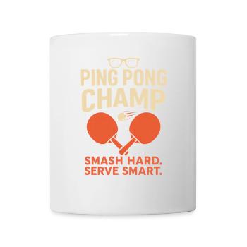 Ping Pong Champ Smash Hard Serve Smart - Tasse - Weiß - Vorne