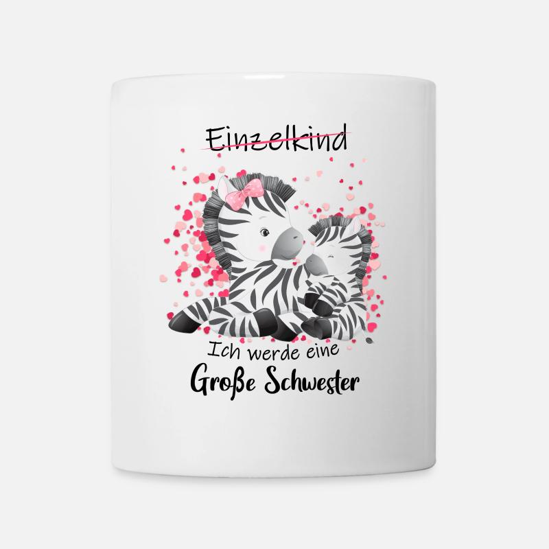 Nachwuchs Verkünden Ich Werde Große Schwester 2026 - Tasse - Weiß