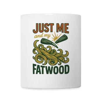 Nur Ich Und Mein Fatwood Prepper Survival - Tasse - Weiß - Vorne