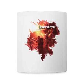 Firefighter - Tasse - Weiß - Vorne