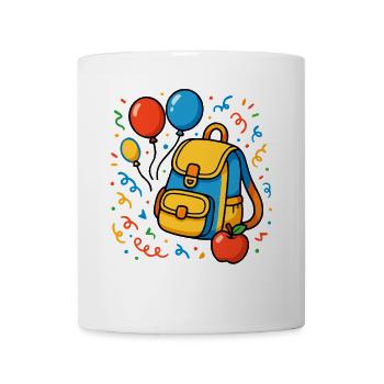 Grundschule Einschulung Schulstart - Tasse - Weiß - Vorne