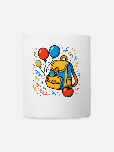 Grundschule Einschulung Schulstart - Tasse - Weiß