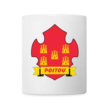 Poitou - Mug blanc - blanc - Devant