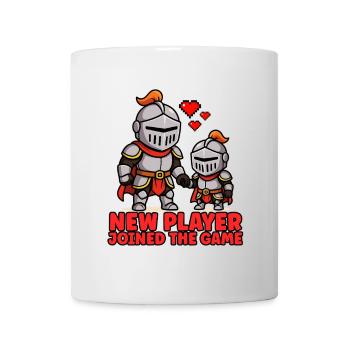 NEW PLAYER JOINED THE GAME - Gamer Dad Humor - Mug - white - Front