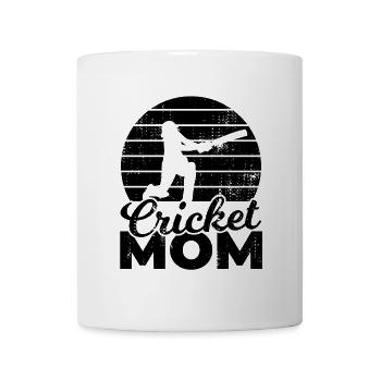 Mère de cricket - Mug blanc - blanc - Devant