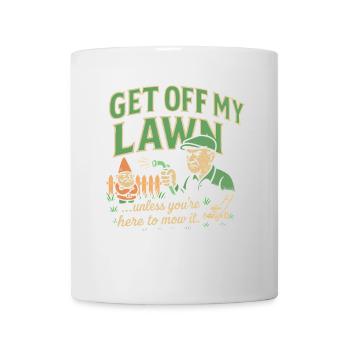 Runter von meiner Wiese - Tasse - Weiß - Vorne