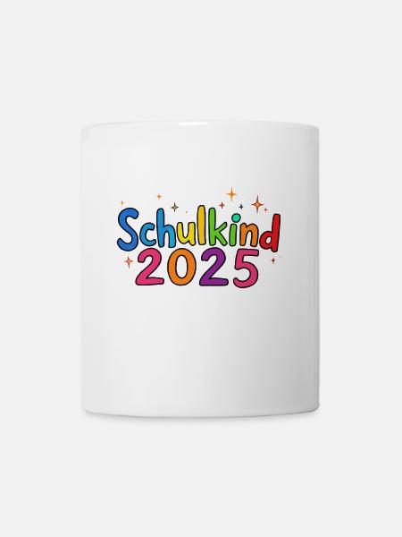 Grundschule Einschulung Schulbeginn 2025 - Tasse - Weiß