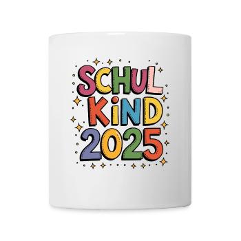 School Child Back to School Primary School Enrolment 2025 - Mug - white - Front