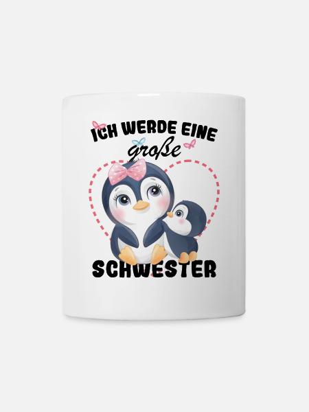 Nachwuchs Verkünden Ich Werde Große Schwester 2027 - Tasse - Weiß
