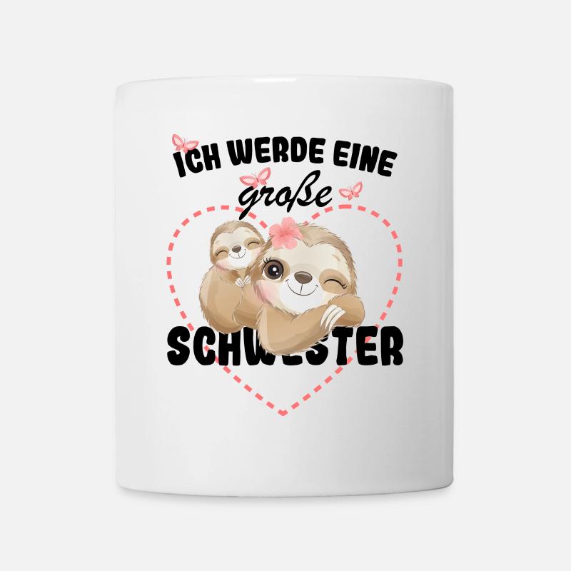 Nachwuchs Verkünden Ich Werde Große Schwester 2026 - Tasse - Weiß