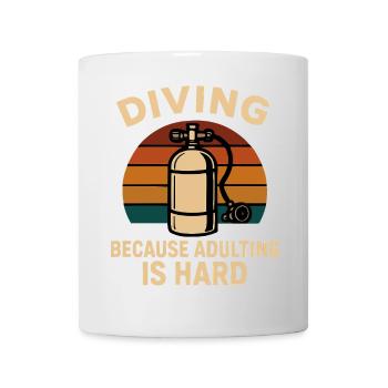 Diving Escape – When adulthood is annoying - Mug - white - Front
