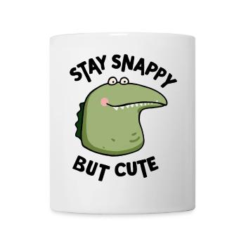 Snappy but cute - Tasse - Weiß - Vorne