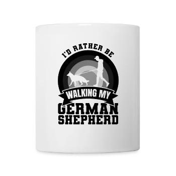 German Shepherd Owner Saying - Mug - white - Front