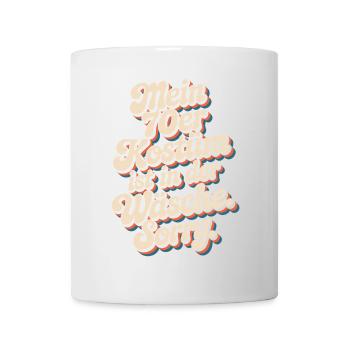 70s Costume Is In The Lingerie 70s Party 70s - Mug - white - Front