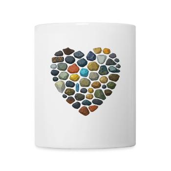 Géologie Roche - Mug blanc - blanc - Devant