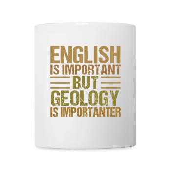Géologie Roche - Mug blanc - blanc - Devant