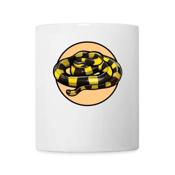 Banded Krait Gebänderter Krait - Mug - white - Front