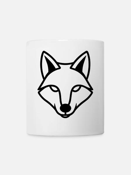 Fuchs - Tasse - Weiß