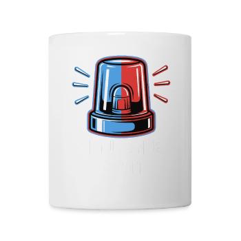 Ambulance Sirene - Tasse - Weiß - Vorne