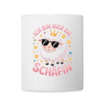 I'm the Sheep Here – Funny Self-Confident - Mug - white - Front