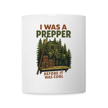 I Was A Prepper Survival Bushcrafting - Mug - white - Front