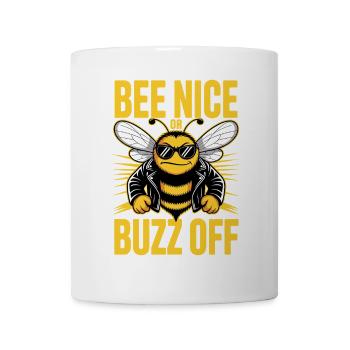 Abeille Apiculteur Abeille Nice Ou Buzz Off Apiculteur - Mug blanc - blanc - Devant