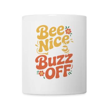 Abeille Apiculteur Abeille Nice Ou Buzz Off Apiculteur - Mug blanc - blanc - Devant
