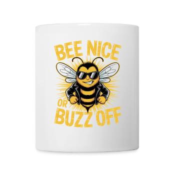 Abeille Apiculteur Abeille Nice Ou Buzz Off Apiculteur - Mug blanc - blanc - Devant